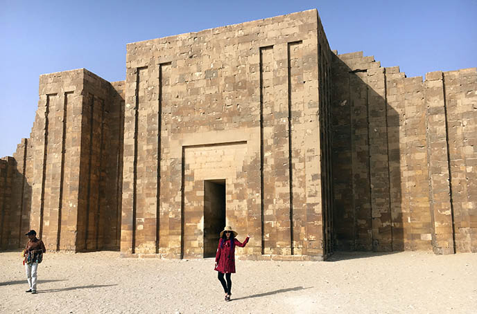 sakkara djoser entrance to mortuary temple