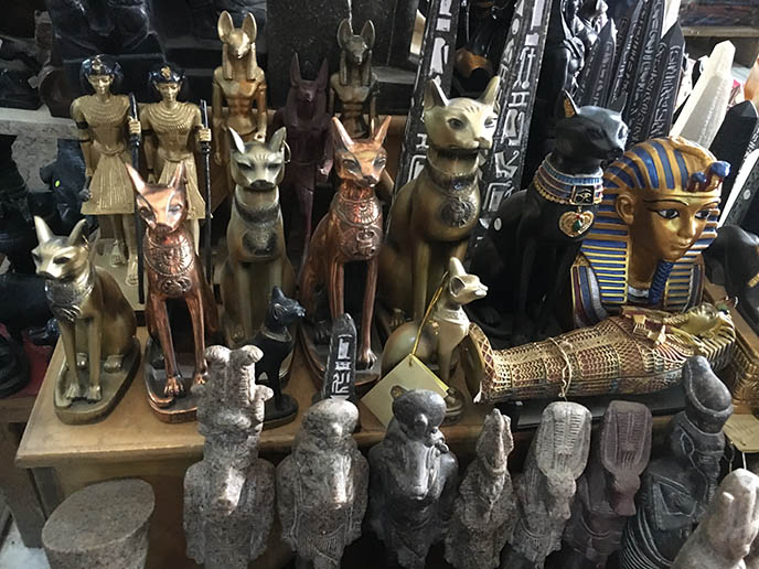 cat statue souvenirs egypt