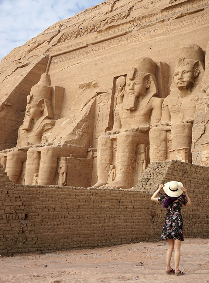 abu simbel carved mountain temple archaeology