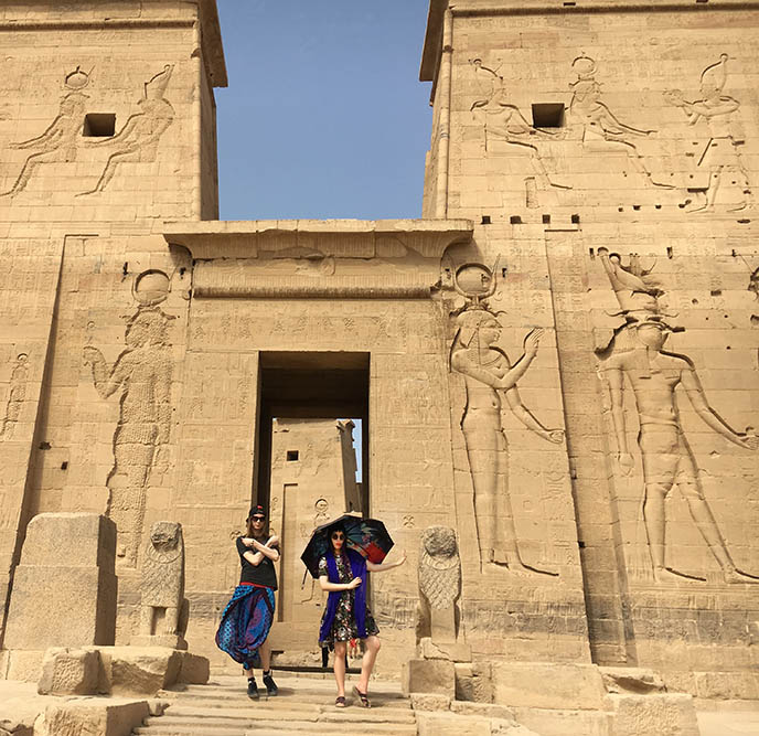 temple of philae outside exterior