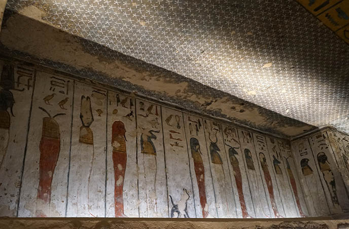 valley of kings paintings tombs