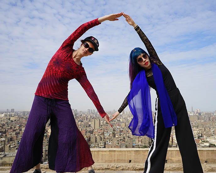 pyramid pose cairo egypt yoga studio