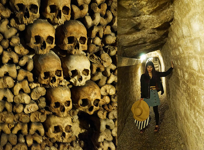 visit catacombs paris tunnels