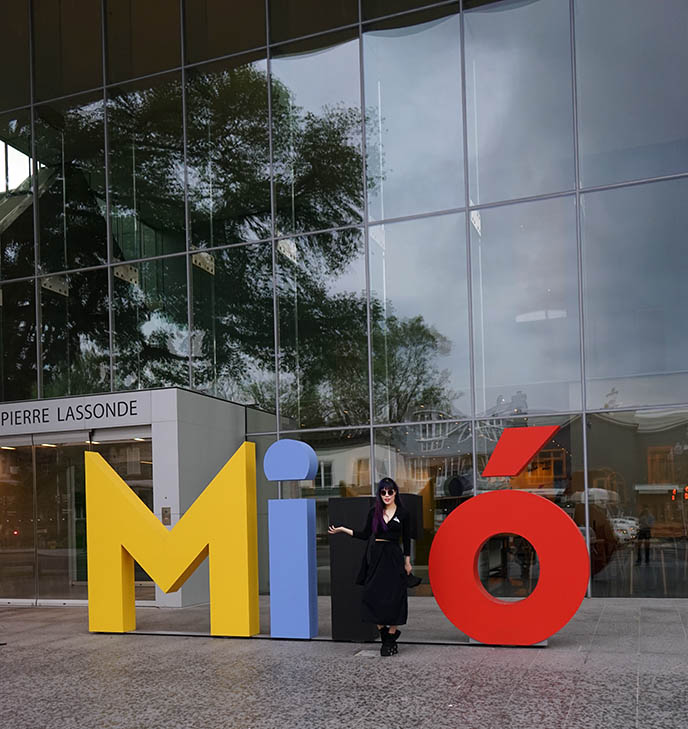 outside musee beaux arts quebec city miro