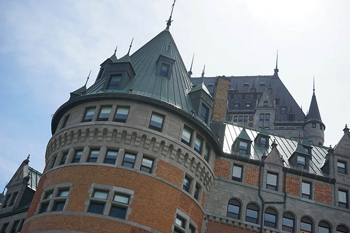 hotel frontenac quebec city fairmont architecture