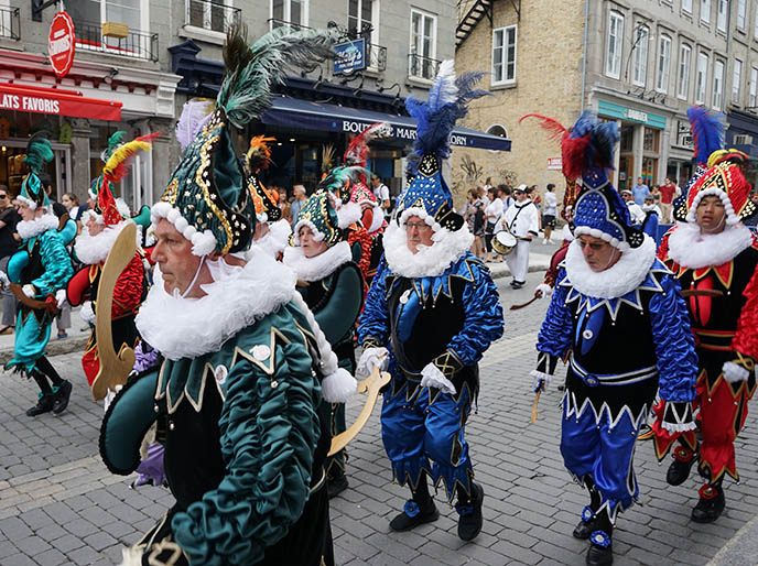 belgian carnival costumes, quebec city parades