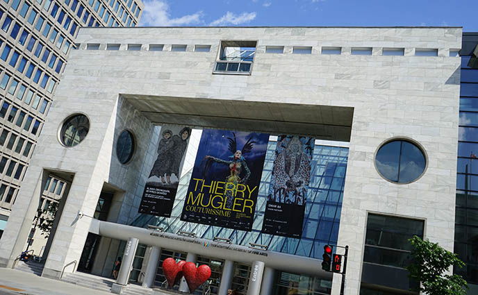 Montreal Museum of Fine Arts building, Thierry Mugler