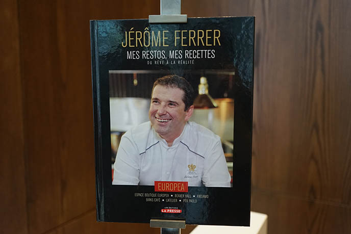 Chef Jérôme Ferrer cookbook