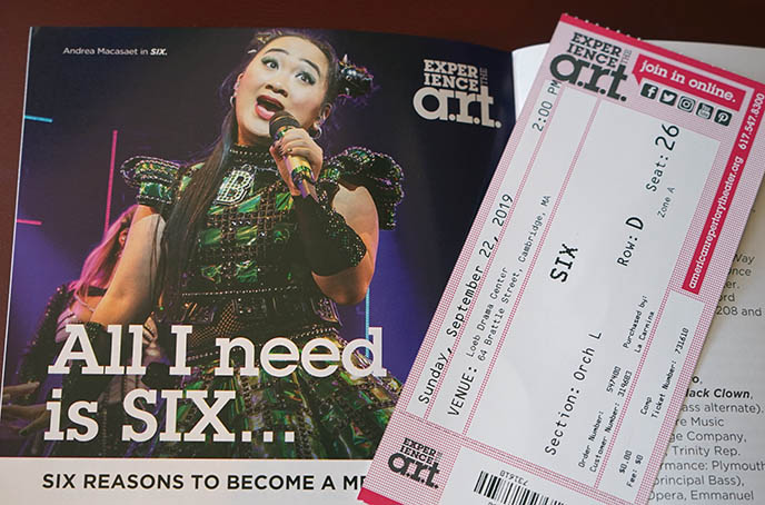 six the musical tickets, anne boleyn singing