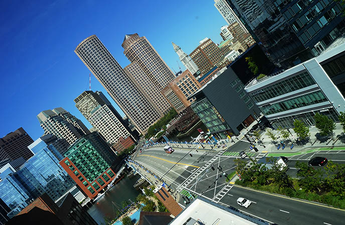 south boston hotels, seaport district buildings