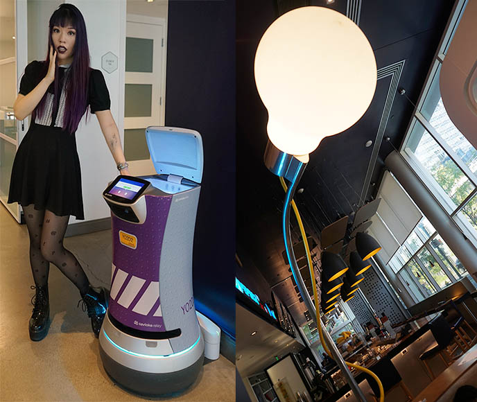 yotel hotel delivery robot