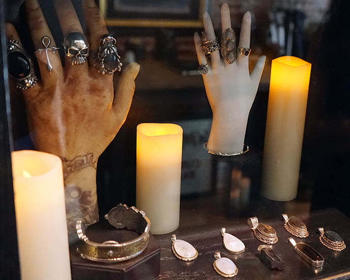 vampire rings silver skull ankh jewellery