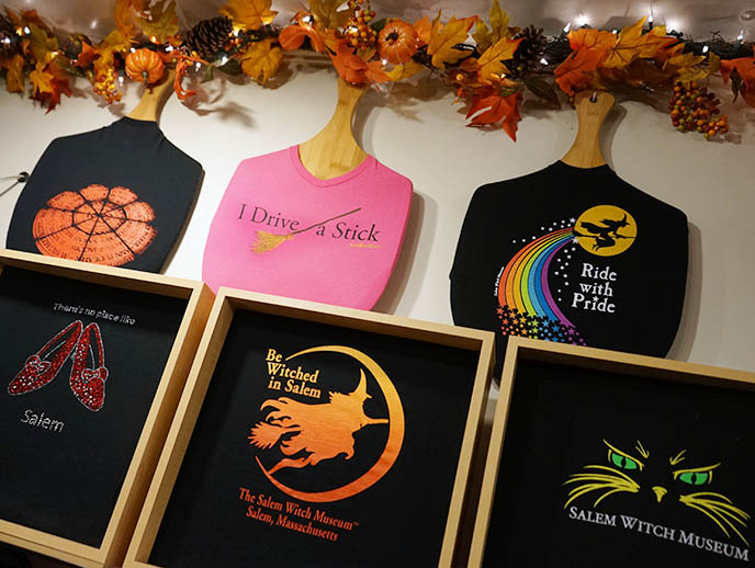 salem witch museum tshirts gift store