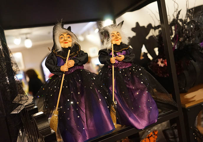 old crone witch dolls, salem gift shop