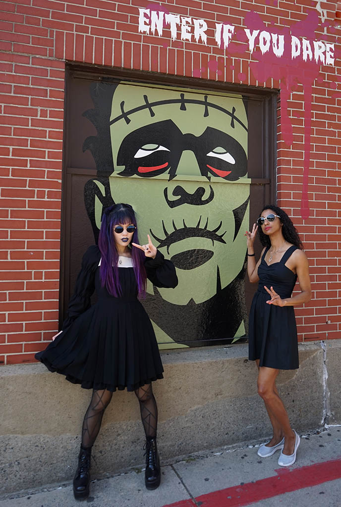 witches of salem, gothic clothing moi meme moitie pleats dress