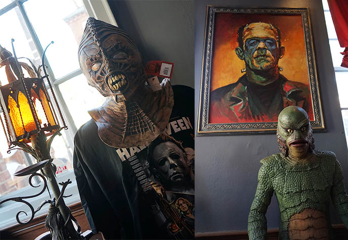 horror movies collectibles mask exhibition props