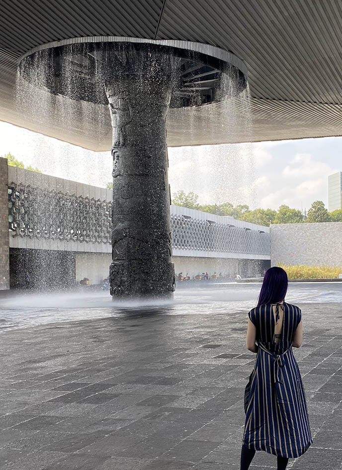 anthropology museum fountain design mexico city