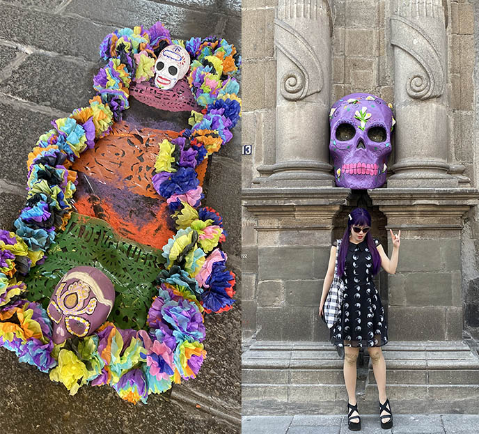 day of the dead decor mexico city