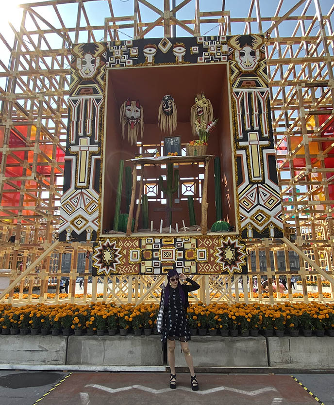 zocalo day of the dead public art installations mexico city