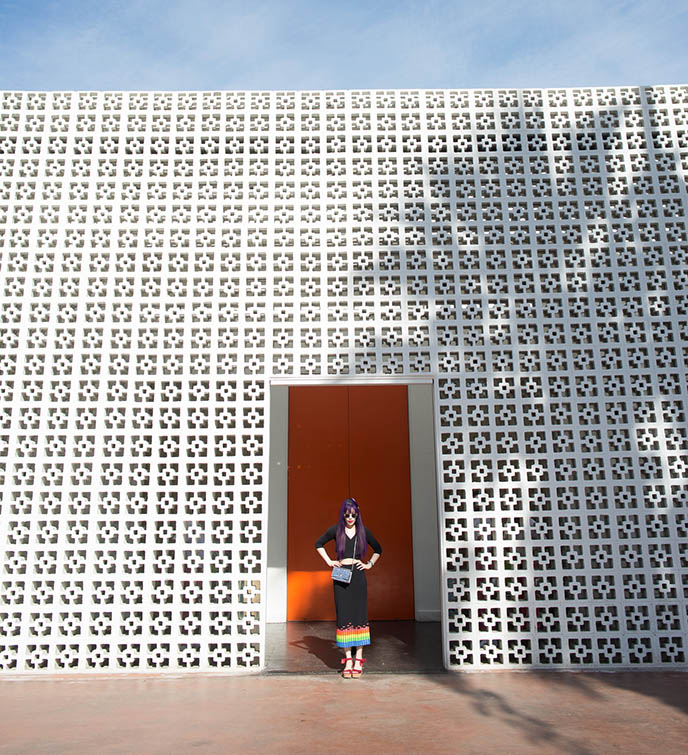 front entrance doors of the Parker Palm Springs