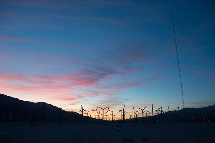 wind turbines san gorgonio windmills