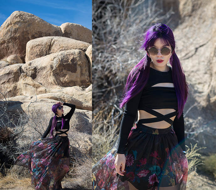 joshua tree national park travel blogger instagram fashion style