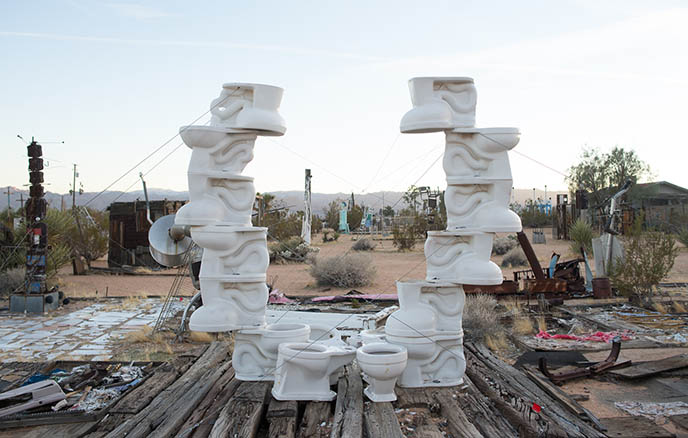 free outdoor art installation joshua tree