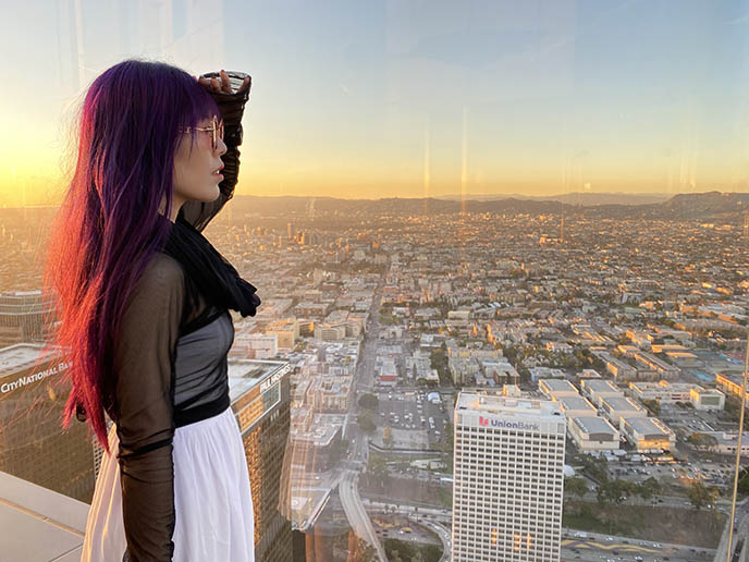 oue skyspace los angeles observation deck