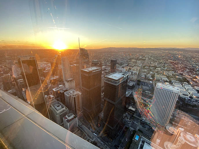 oue skyspace la events, panoramic view