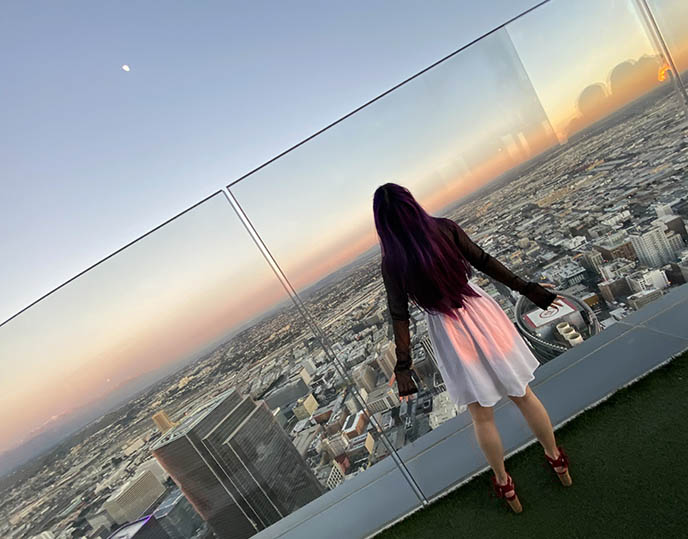 oue skyspace downtown la panorama observatory