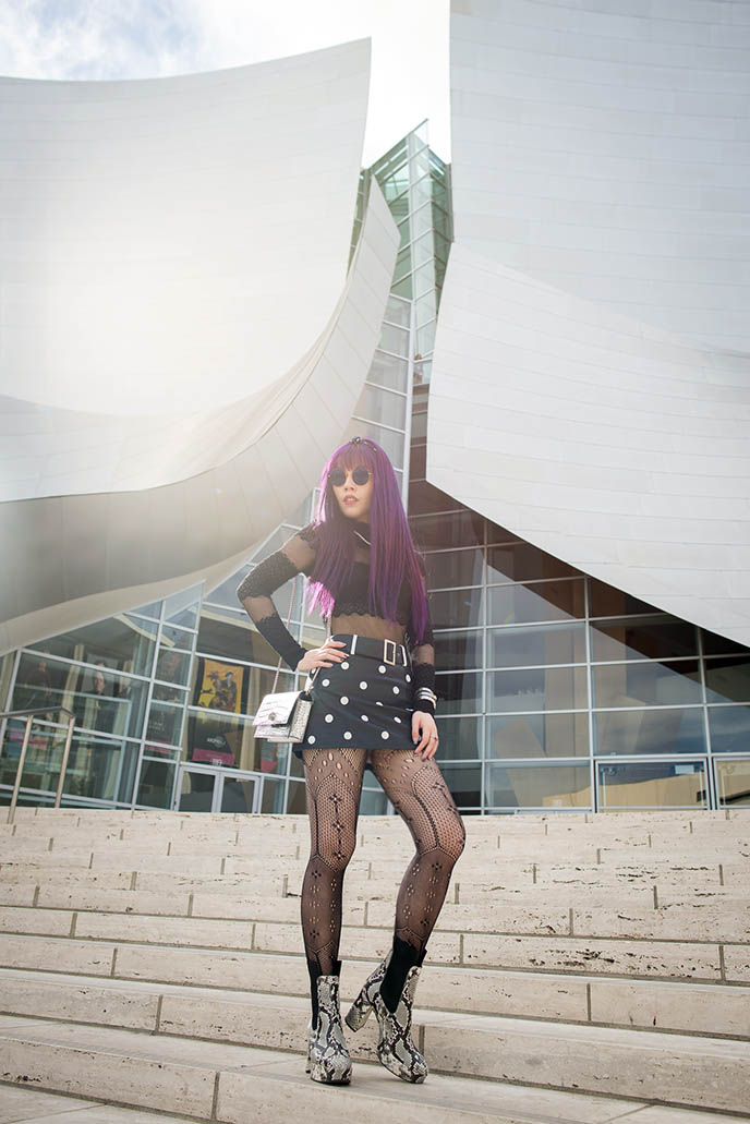 fashion blogger los angeles disney music hall photoshoot ootd