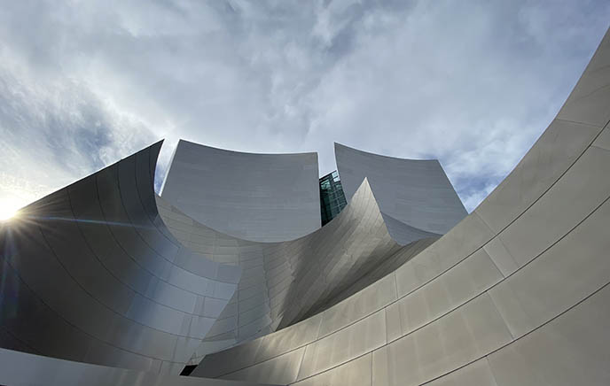 disney music hall futuristic downtown la architecture