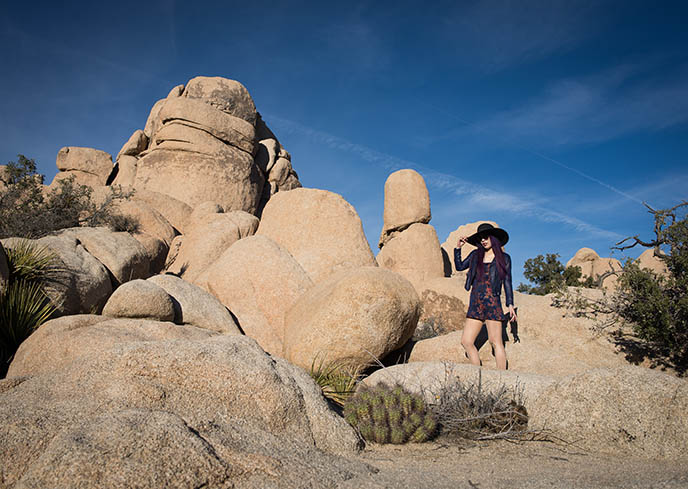 joshua tree park rocks, fashion modeling photography palm springs