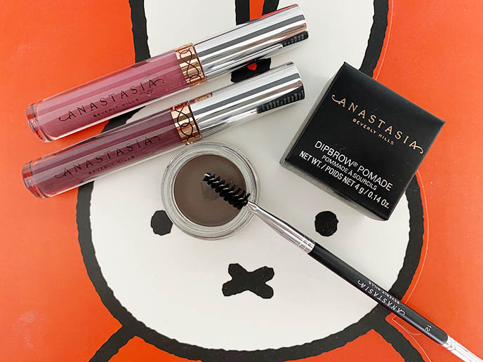 anastasia liquid lipstick colors, makeup eyebrow dipbrow reviews