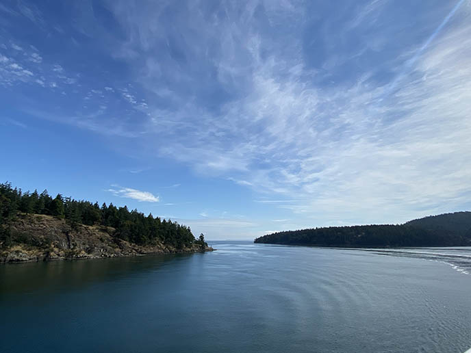 victoria bc ferry view landscape water