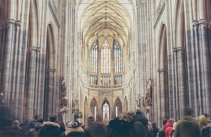 prague st vitus cathedral czech church