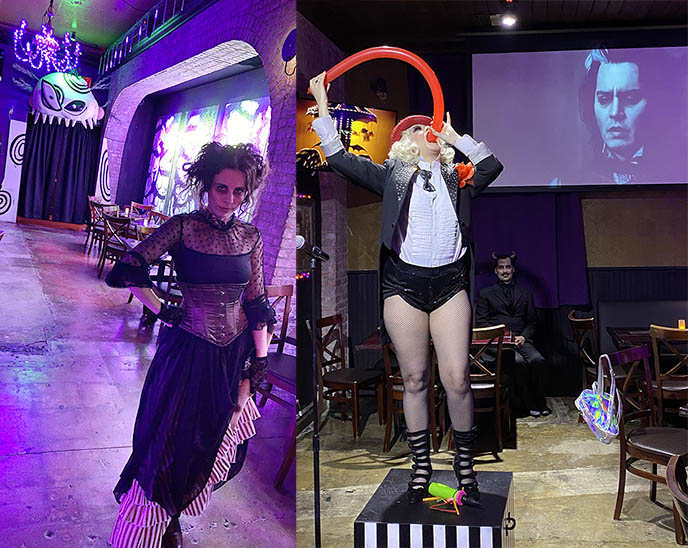 goth gothic theme restaurants performances los angeles