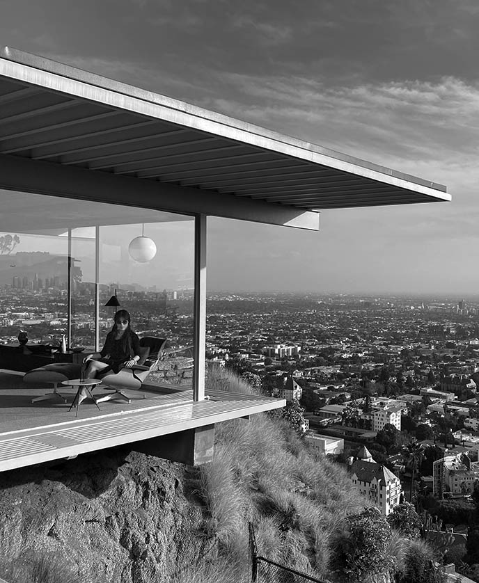 recreate julius shulman famous stahl house la photo