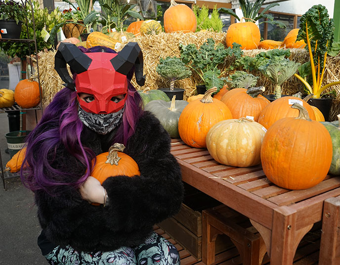 devil red mask horns costume masks, goth christmas gifts