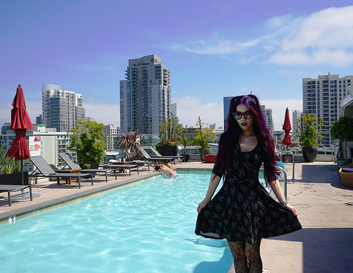 andaz san diego pool rooftop swimming