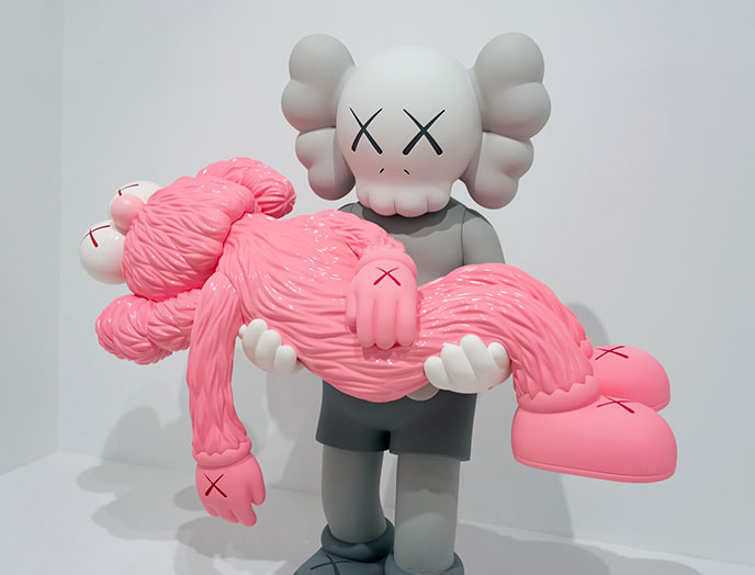 Kaws Pink Statue