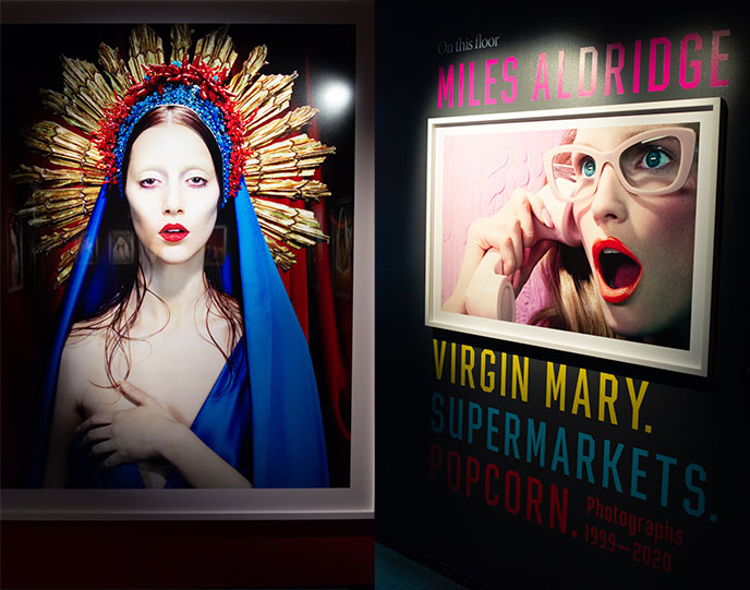 miles aldridge virgin mary suparmarkets popcorn