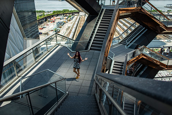 geometric staircase vessel ny photographic locations spots