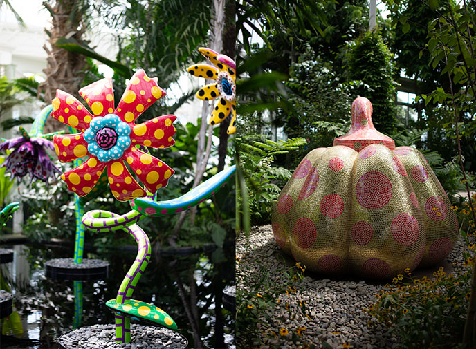 Yayoi Kusama's most outstanding sculptures – Pumpkins & Flowers