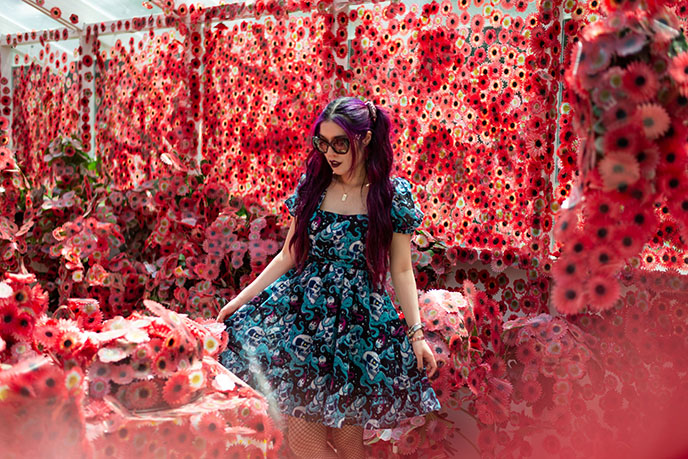 yayoi kusama obliteration greenhouse, Flower Obsession