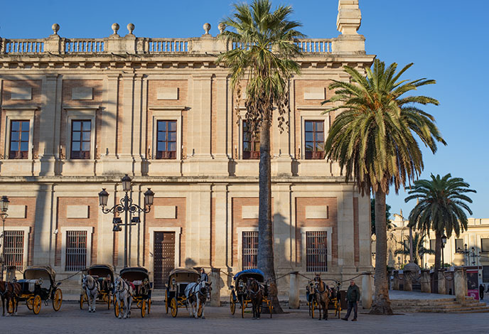 seville horses carriages ride tourism andalucia