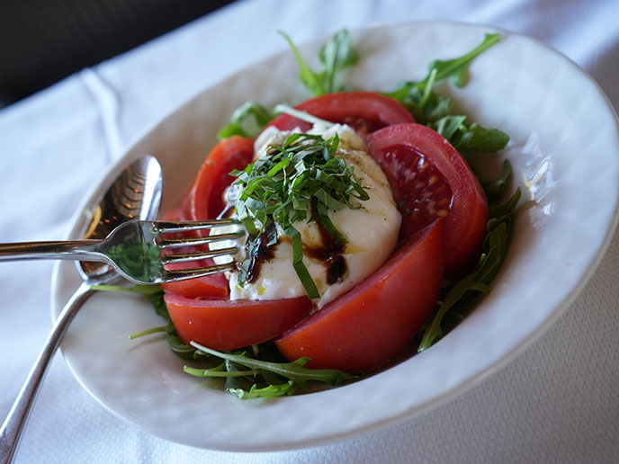 The Ocean Grill setai hotel menu food burrata salad 