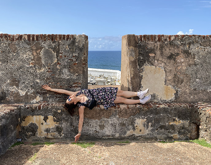 old san juan fortress castle tower walls