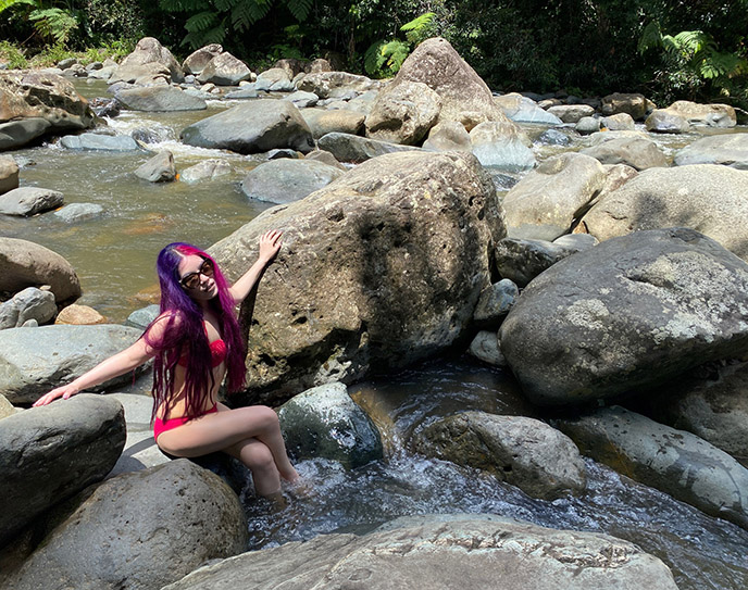 el yunque puerto rico swimming river water