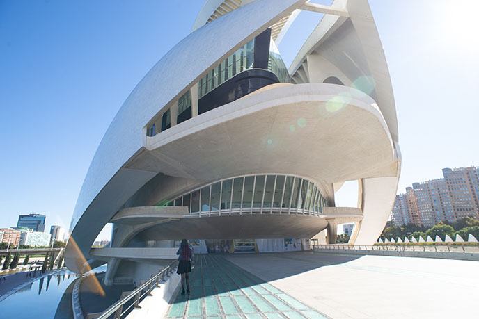 opera house valencia spain city arts sciences museums buildings